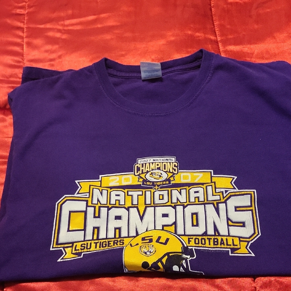 Gildan Purple National Champions Tee